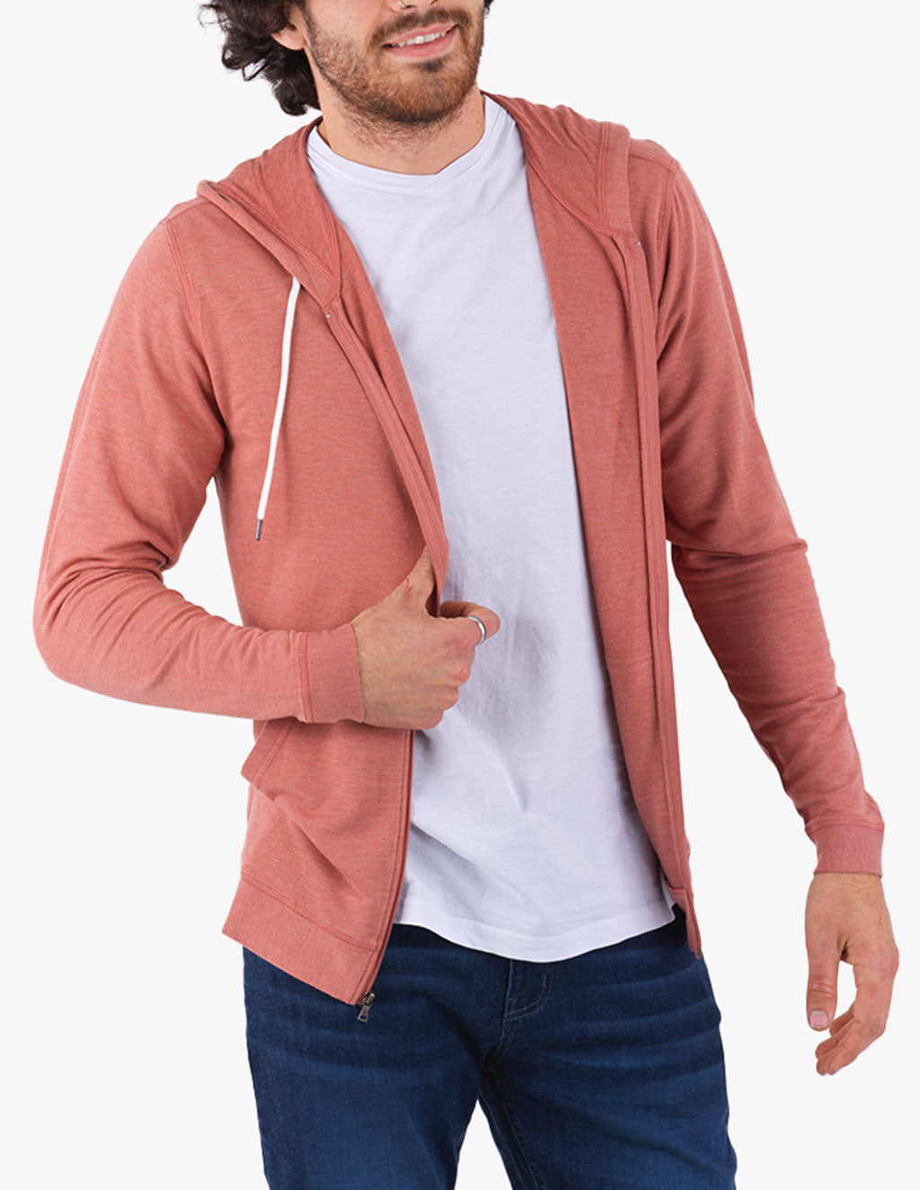 Collegiate Zip-Up - Embroidered Patch Vintage Sweatshirt - Image 4