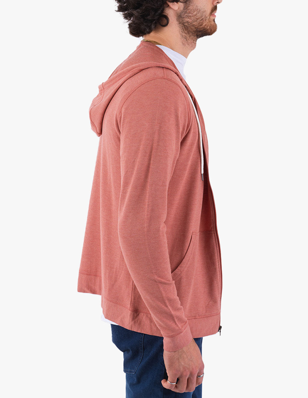 Collegiate Zip-Up - Embroidered Patch Vintage Sweatshirt - Image 5