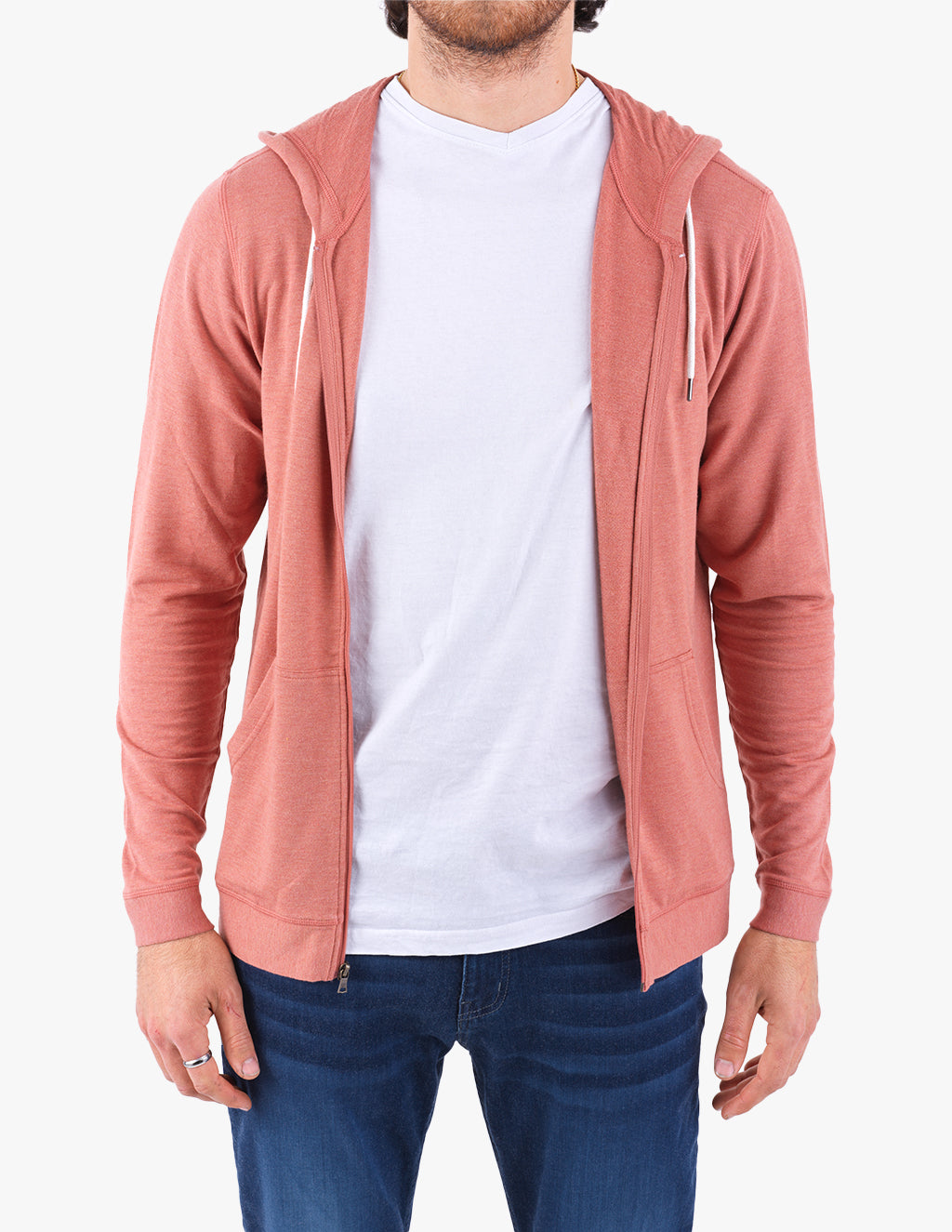 Collegiate Zip-Up - Embroidered Patch Vintage Sweatshirt - Image 3