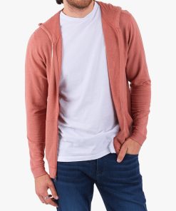 Collegiate Zip-Up - Embroidered Patch Vintage Sweatshirt