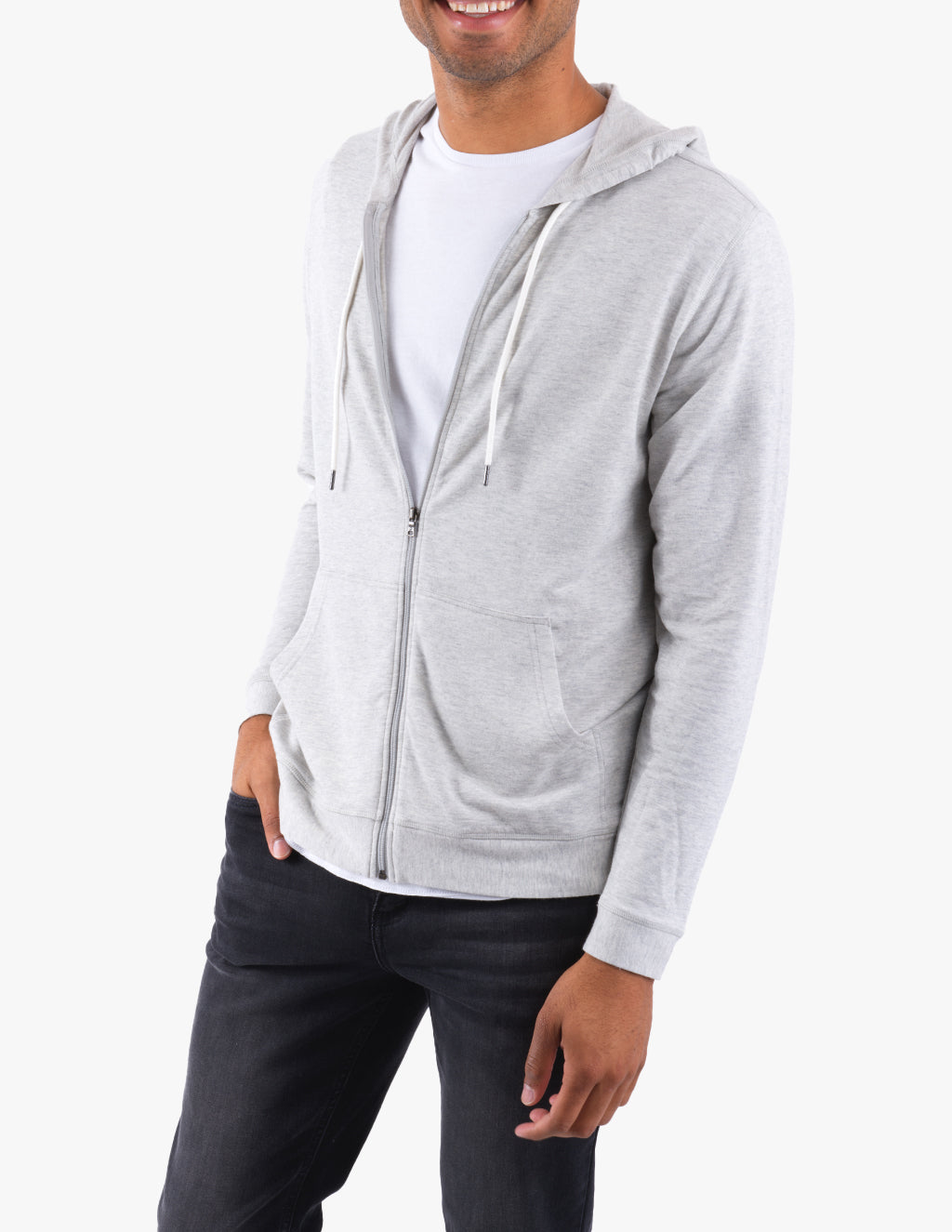 Minimalist Embroidered Hoodie - Subtle Logo Design - Image 3