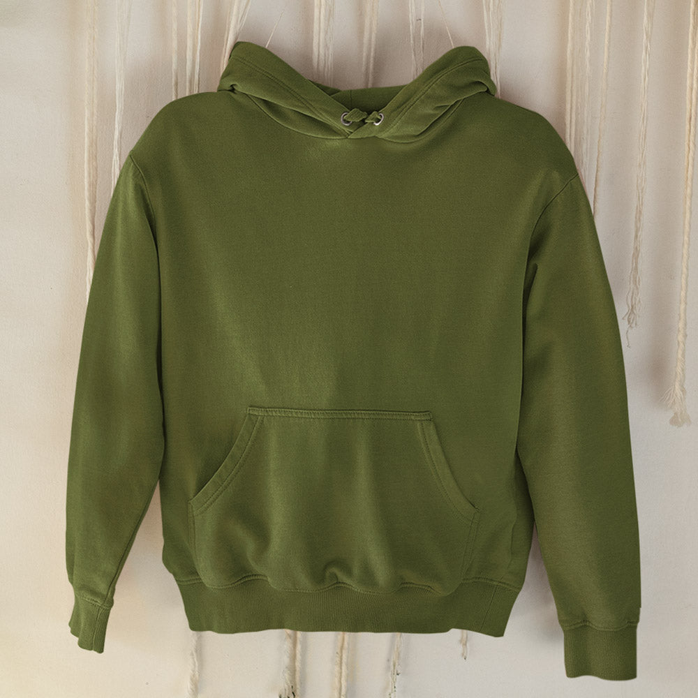 Solid: Olive Green Hoodie